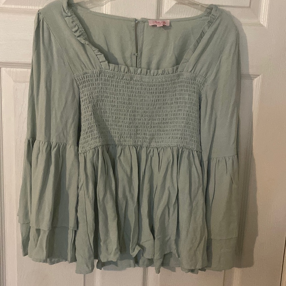 Pink Lily long sleeve blouse